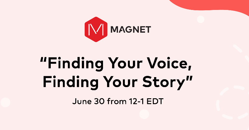 MagnetCanada's tweet photo. As part of National Indigenous History Month @MagnetToday invites you to a keynote address &amp; Q&amp;A. @CreeSpeaker will share Finding Your Voice, Finding Your Story, June 30th, discussing a vision to depoliticize &amp; build dialogue for reconciliation. Signup: https://t.co/16AOrjMEHK