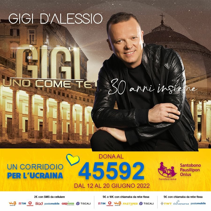 Ci siamo quasi 😍

Non finiremo mai di ringraziare <a href="/_GigiDAlessio_/">Gigi D'Alessio</a> per la vicinanza al nostro ospedale e la sensibilità verso i bambini in fuga dall' #Ucraina 

Per sostenere il nostro #corridoioumanitario dona al 45592! 

#GigiDAlessio #GigiUnoComeTe