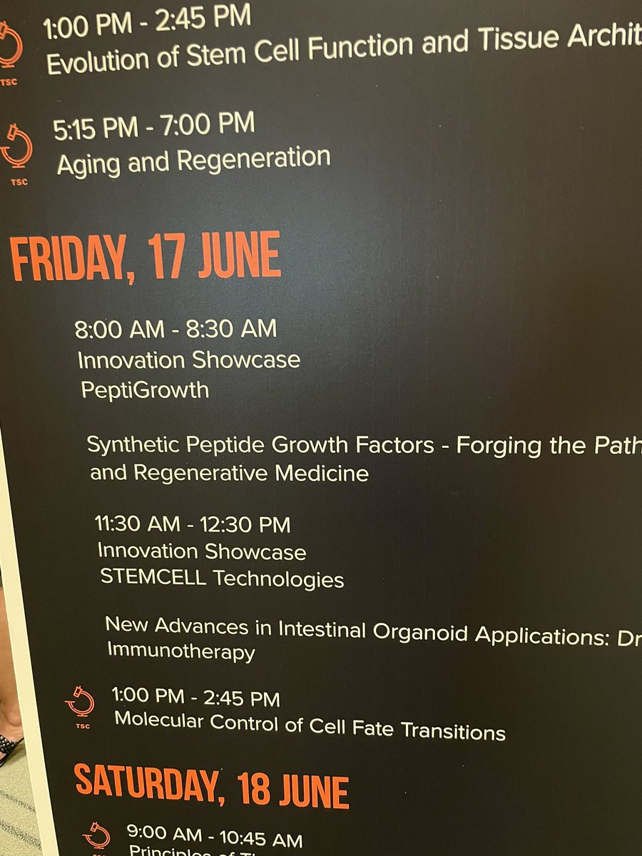 Getting ready to co-chair and speak in the Molecular Control of Cell Fate Transitions Session Track at #ISSCR2022 San Francisco