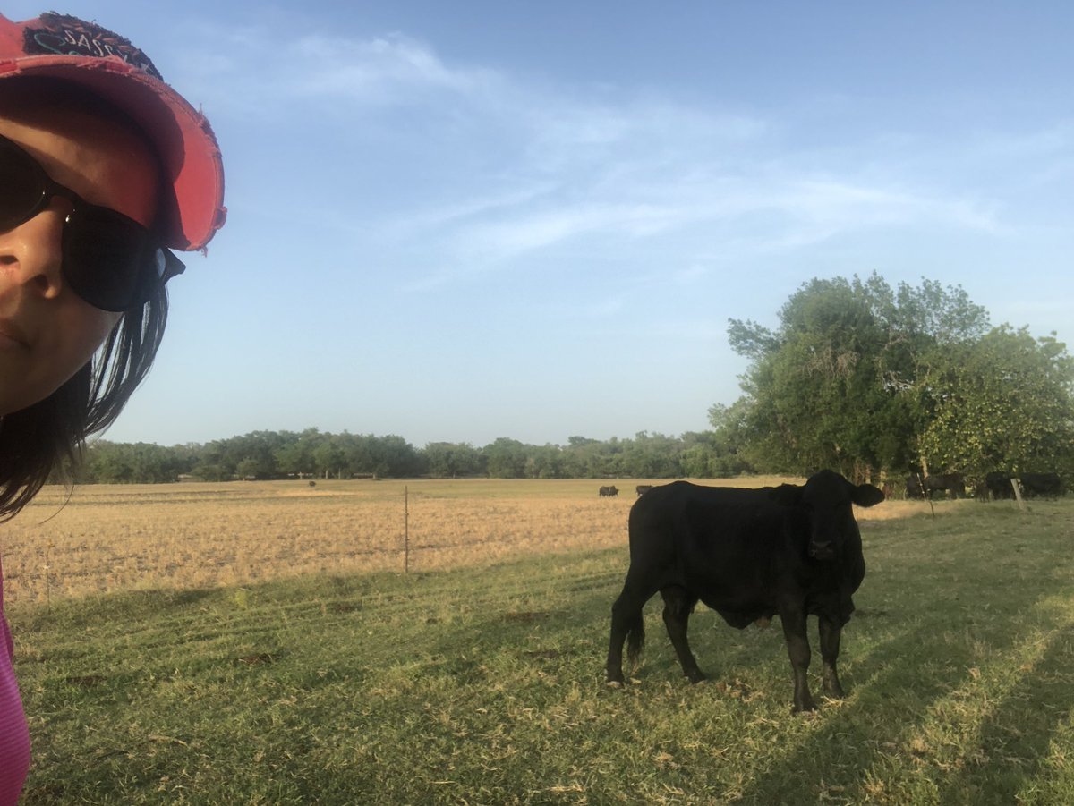Love my summer walks on the farm! (exercise selfie) <a href="/TWEHowl/">Tom Wilson Elementary</a> #twehowl