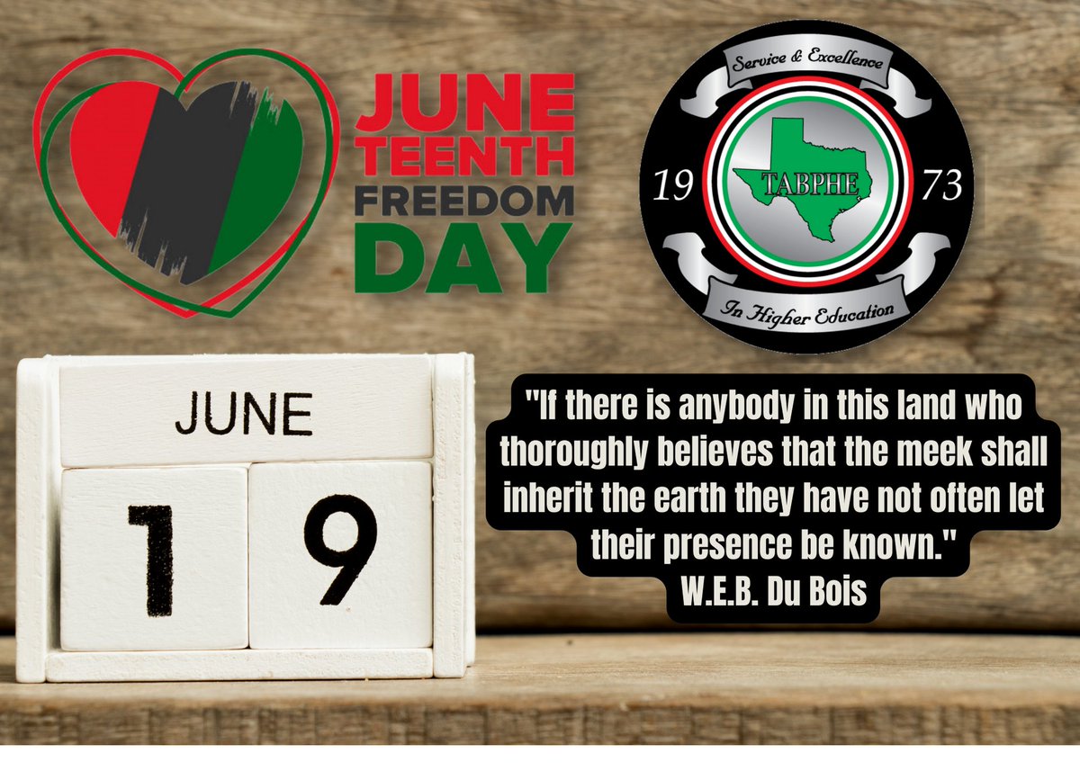 TABPHE1973's tweet photo. Learn, honor, and celebrate freedom delayed, but not denied. #juneteenth2022 #tabphe #tabphe2022 https://t.co/VQo6BbCg4z
