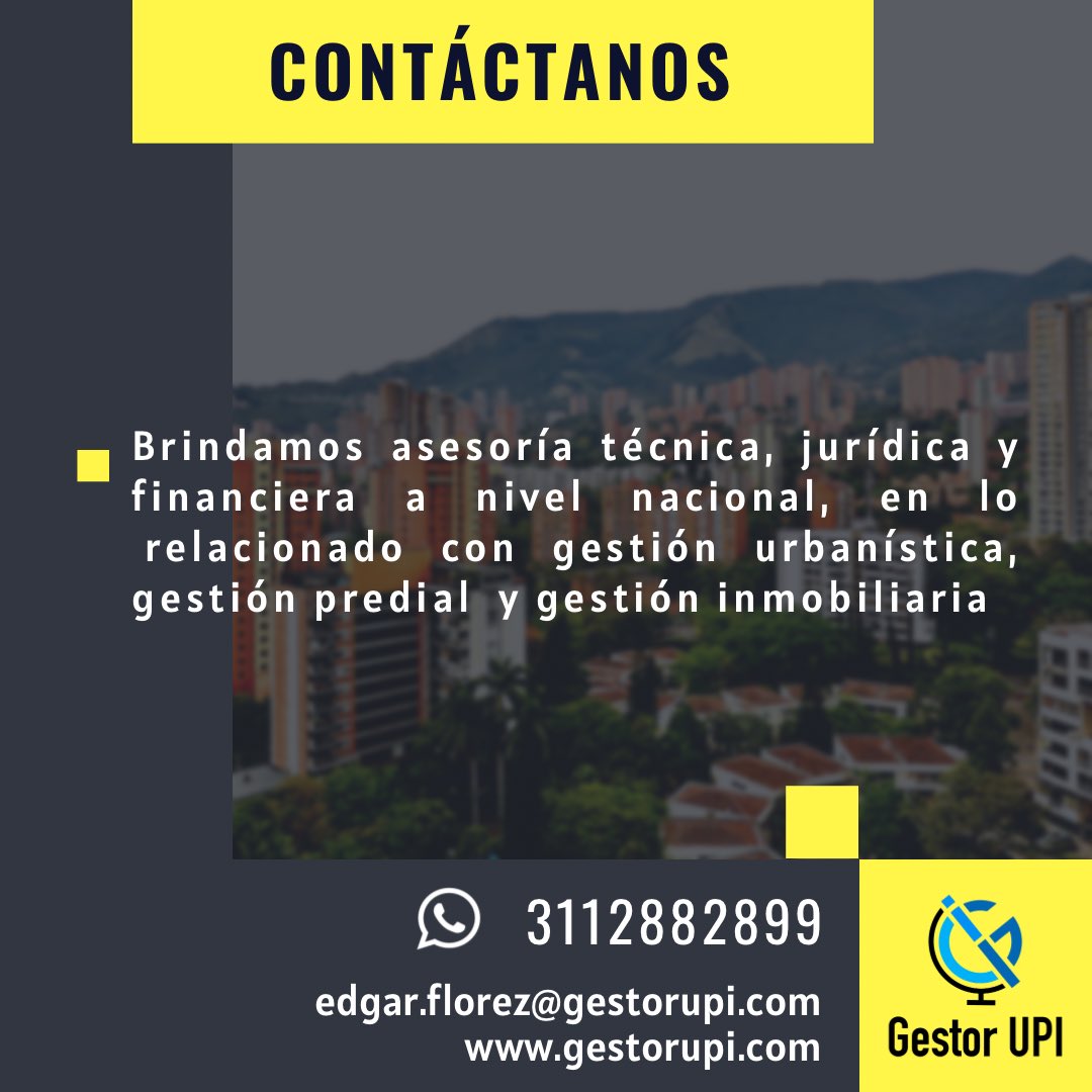 GestorUPI's tweet photo. El POT de Bogota influye en el valor comercial de los inmuebles de la ciudad.

#GestorUPI #gestorinmobiliario #gestioninmobiliaria #proyectourbanistico #proyectoinmobiliario #pot #suspensionpot #catastro #potbogota #licenciadeconstruccion #curaduria #normaurbanistica https://t.co/KBJVt6nKAh
