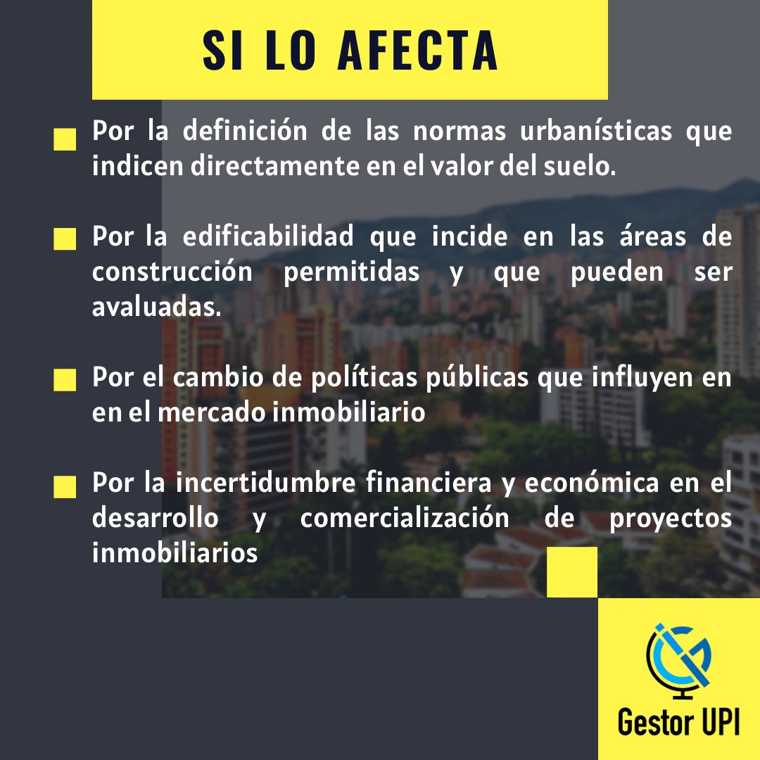 GestorUPI's tweet photo. El POT de Bogota influye en el valor comercial de los inmuebles de la ciudad.

#GestorUPI #gestorinmobiliario #gestioninmobiliaria #proyectourbanistico #proyectoinmobiliario #pot #suspensionpot #catastro #potbogota #licenciadeconstruccion #curaduria #normaurbanistica https://t.co/KBJVt6nKAh