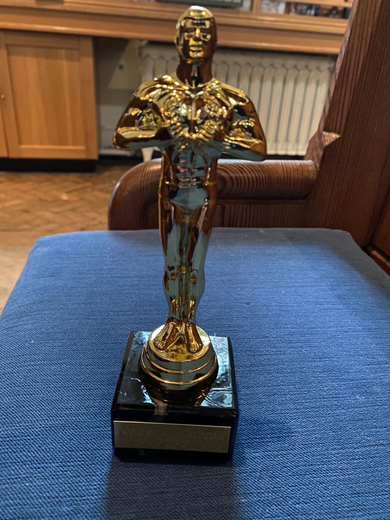 OffBroadwaytvl's tweet photo. Over the moon to have won an Oscar tonight, best business non retail, at the #welwynoscars #offbroadwaytravel #welwyn a huge Thank you to all that voted for us ⭐️ https://t.co/NzKXty4vg8
