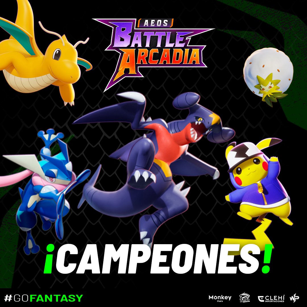 FantasyGTeam's tweet photo. #CAMPEONES
Una pokevictoria para los dragones 😎🔥
Como diría el capitán del equipo "estamos finos" 👀, bien jugado chicos a seguir así 💪🏻
🐲#AramisCe
🐲#Ceebus
🐲#Paho
🐲#Indama
🐲#R0juu
#somosfantasy #esports #battlearcadia https://t.co/CWCmmtYtpE