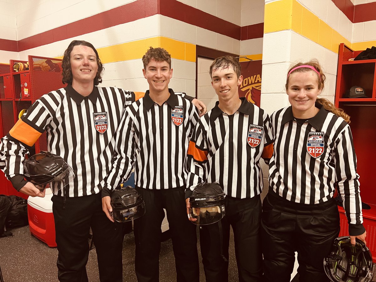 And that's a wrap, with the crew for our third and final game of the day. Well done by all campers! #cdofficiatingexperience #refereedevelopment