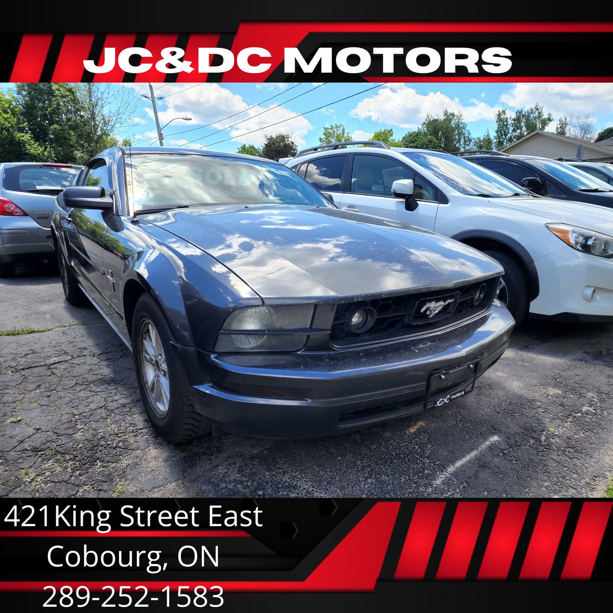 WesStewartSales's tweet photo. #SOLD FORD MUSTANG

#jcdcmotors #jcdcmotorsteam #stewartautohub #jscautosales #fordmustang #cobourgontario https://t.co/kaJJciJBNc