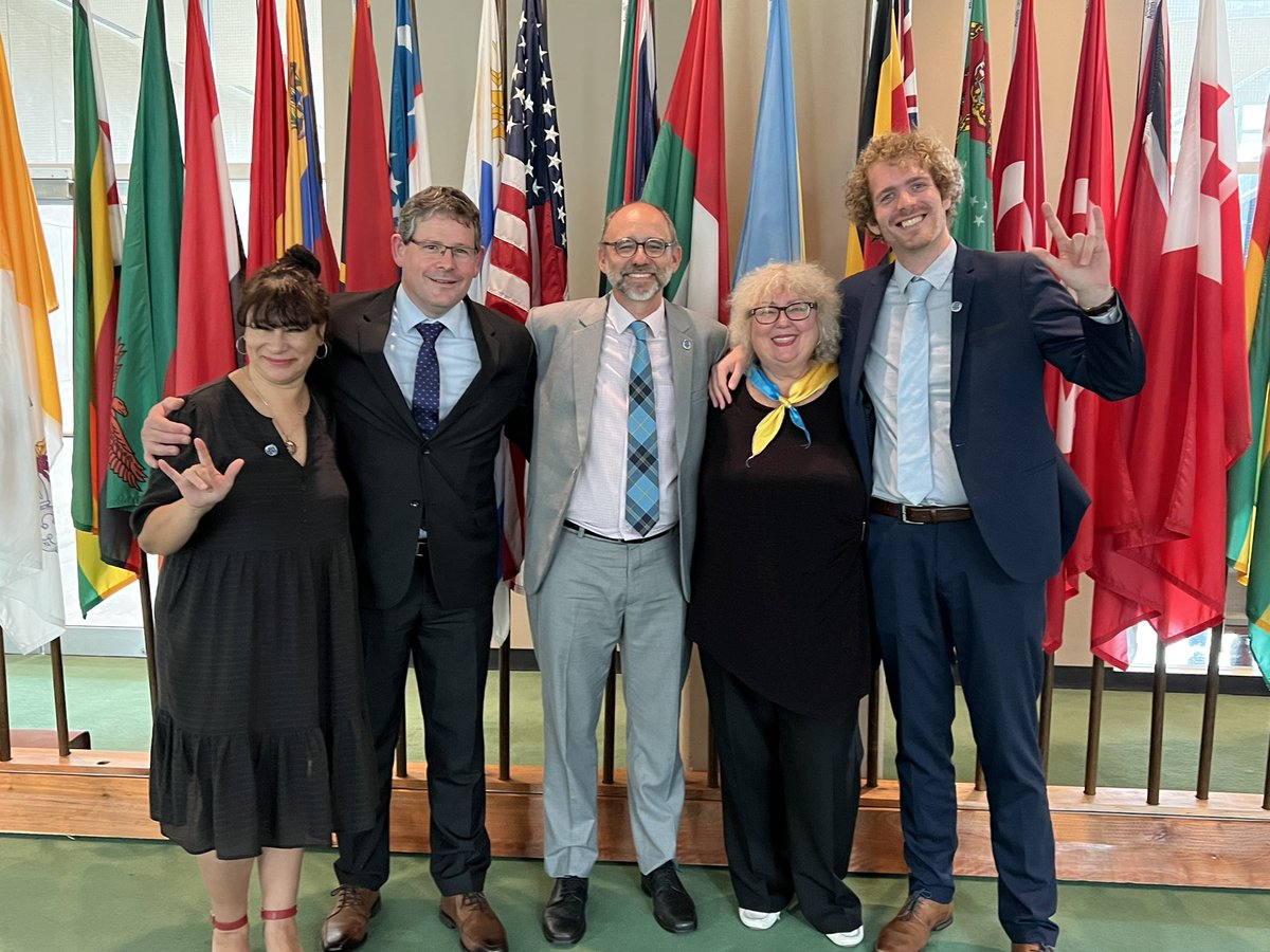 World Federation of the Deaf (@wfdeaf_org) on Twitter photo The WFD Team of <a href="/drjosephjmurray/">Joseph Murray</a> <a href="/PamelaMolinaT/">Pamela Molina</a> <a href="/Alexblxs1/">Alexandre Bloxs</a> met with the two deaf State Party representatives to the #COSP15 <a href="/adamkosamep/">Ádám Kósa</a> from 🇭🇺 and Irinya Chepchina from 🇺🇦 Thank you for your good support and cooperation for the fulfillment of the CRPD! 🙌🏼🙌🏼🙌🏼 The WFD Team of <a href="/drjosephjmurray/">Joseph Murray</a> <a href="/PamelaMolinaT/">Pamela Molina</a> <a href="/Alexblxs1/">Alexandre Bloxs</a> met with the two deaf State Party representatives to the #COSP15 <a href="/adamkosamep/">Ádám Kósa</a> from 🇭🇺 and Irinya Chepchina from 🇺🇦 Thank you for your good support and cooperation for the fulfillment of the CRPD! 🙌🏼🙌🏼🙌🏼