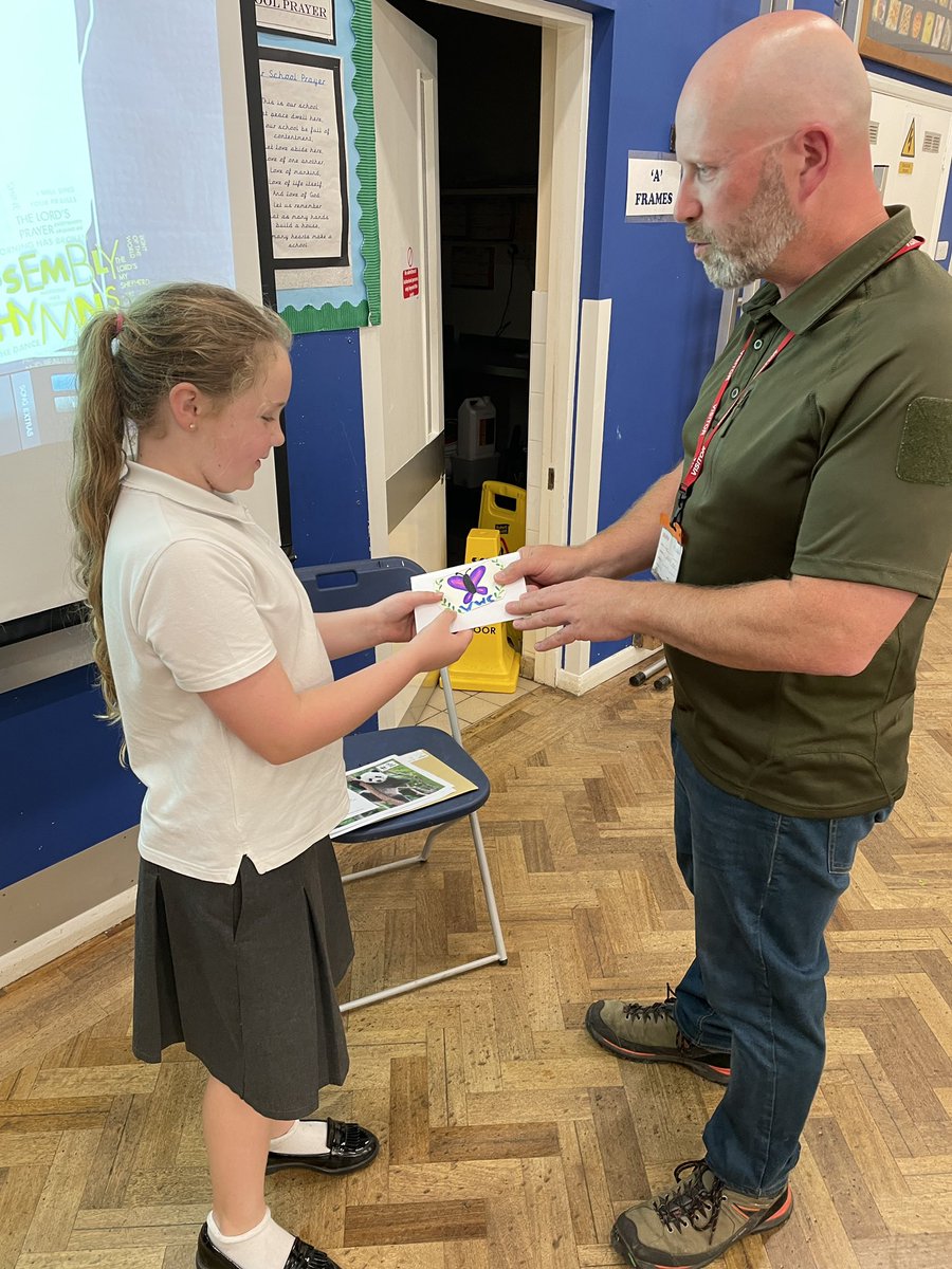 MrsMacDTeach's tweet photo. Thank you Steve @GGWildlifeExp for choosing the winner of our competition and donating a wildlife walk to the winner. Money raised for @WWF by Josh and Zach, Ellie’s butterfly design was beautiful @EcoSchools @StreatleySch #wildworldclub #streatleyeco https://t.co/kX8jWmmBmD