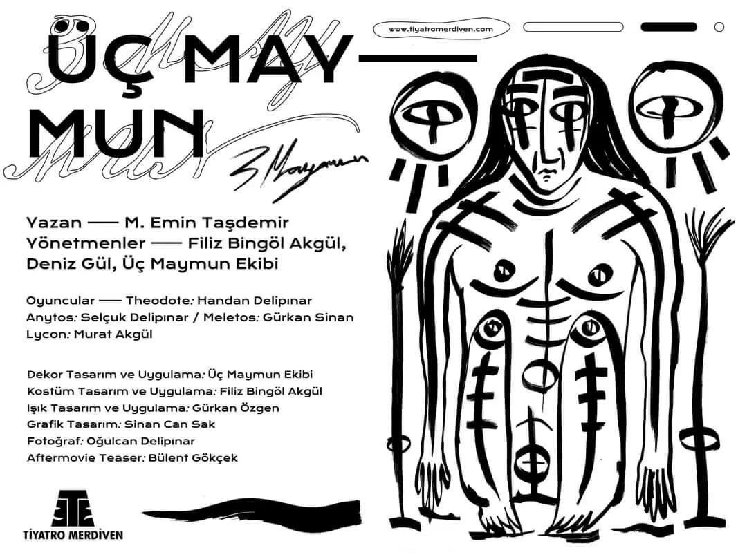 #KomşumuzGökyüzü
temmuzda,TİYATRO MERDİVEN #dotormanda ‘da!
“ÜÇ MAYMUN”
2 Temmuz
Cumartesi Saat 21.00
Bilet online satış 
👉🏻dotormanda.com                        Bilet telefonla satış 
👉🏻0212 251 4545
#DOTormanda #OrmandaBuluşalım
<a href="/tiyatromerdiven/">Tiyatro Merdiven</a> 
@kemerburgazkentormani