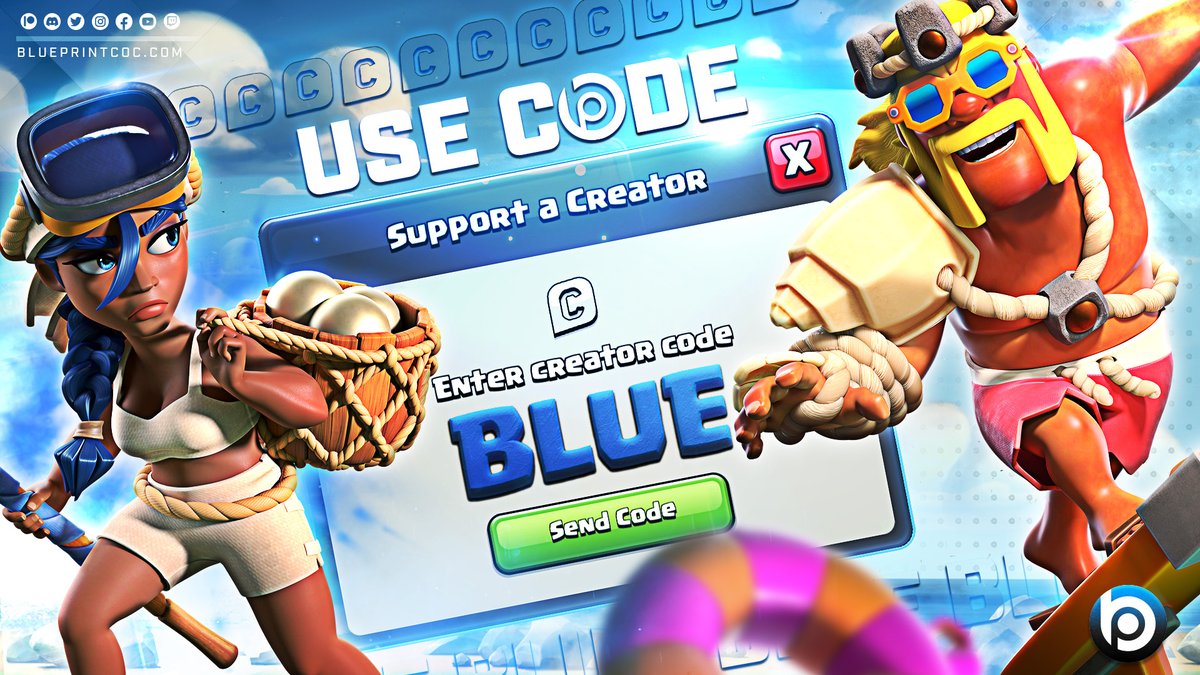 Blueprint CoC | Code BLUE tweet media