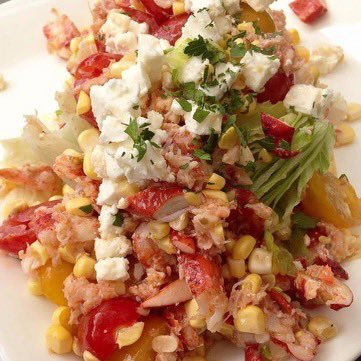 We combined your two favorite things, Lobster and salad!! Come and try our Lobster Slad for yourself!!  #acutabove