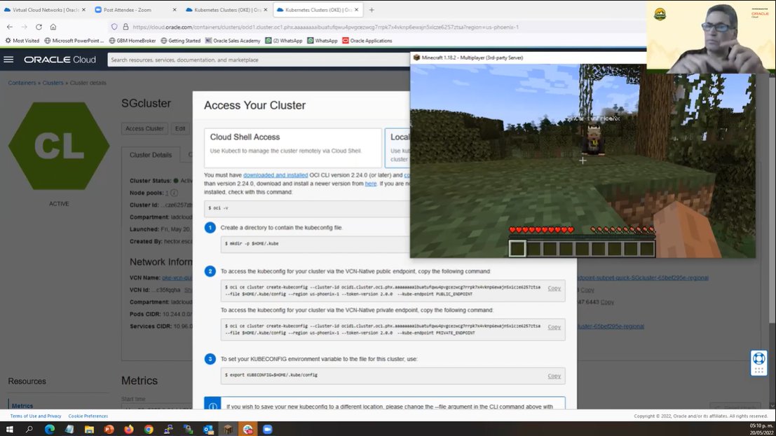 RevistaSG's tweet photo. ¿Sabes cómo los #containers y #Kubernetes pueden ayudar a desplegar servidores de juegos como Minecraft?
Échale un ojo a esta grabación de #ExplorerDay
https://t.co/GA6q0vhYaD https://t.co/f3uCScoIDS