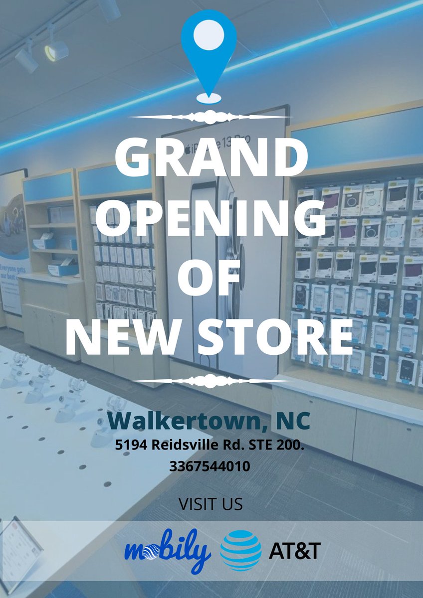 Hello friends,
Don't miss out our new opening with attractive promotions at 5194 Reidsville Rd. STE 200, Walkertown, NC.
