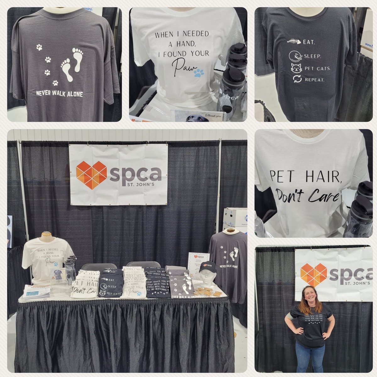 We are all set up and ready to go for this year's NL Pet Expo happening this weekend at the Remax Centre from 10-5! 

Make sure to come check our booth and see our NEW Merchandise!! 🙀