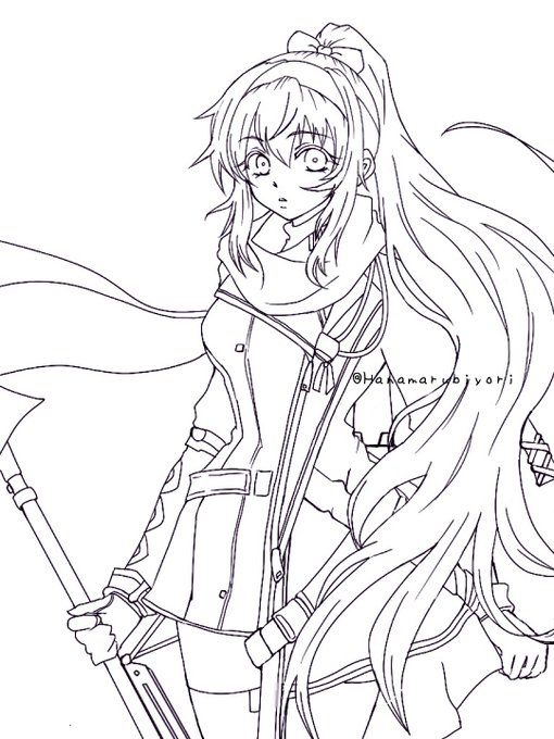 色塗り前のお絵描き。
いずれまた挑戦したいな。
 #ドルフロ 