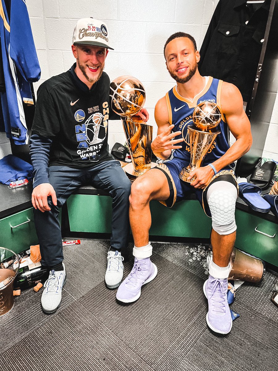 Massive shoutout to former <a href="/UGABasketball/">Georgia Basketball</a> manager and current Head Video Coordinator for the Golden State Warriors, Lainn Wilson. 

CONGRATS CHAMP!
