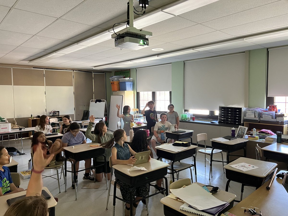 It’s always a joy to see students take the lead and become teachers for the day! #edtechLSC