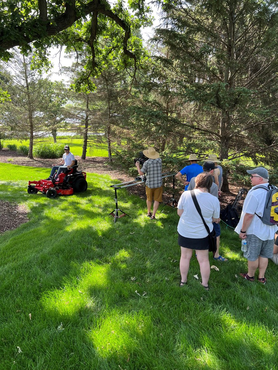 Country_Clipper's tweet photo. Lights, camera, action!  We were on set in beautiful Napa Valley (Iowa) to capture new video footage.  Be on the lookout for new content this fall. https://t.co/n9ZTY6ZQP7