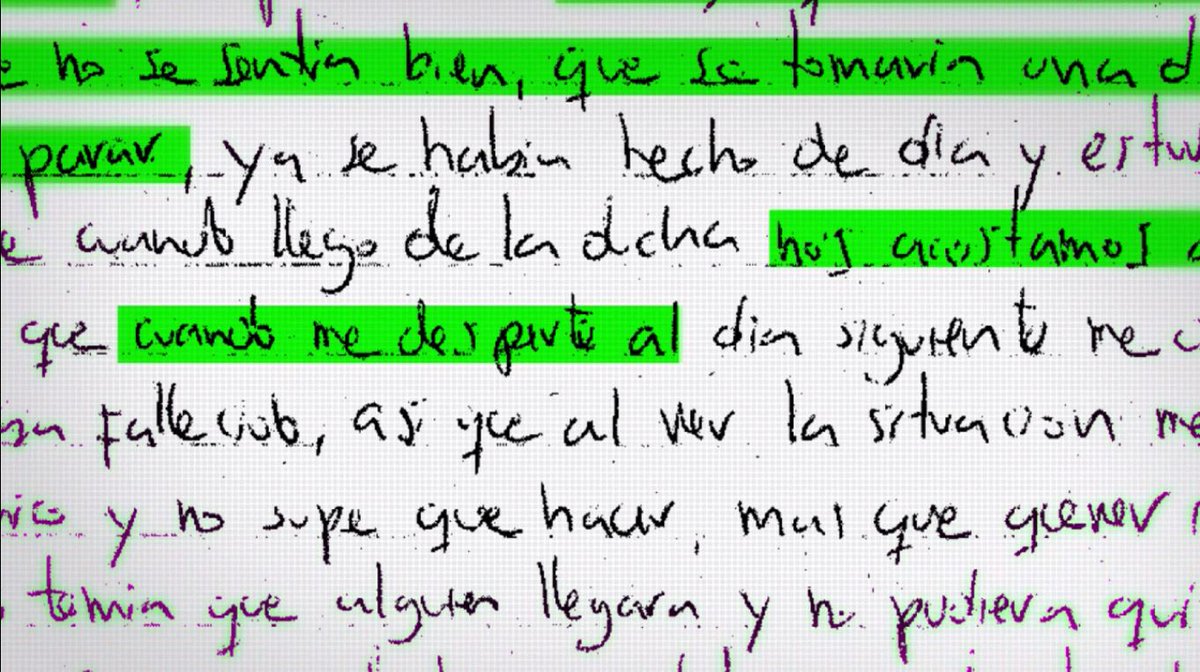 Jorge Ignacio Palma se entrega un mes después de la desaparición de Marta. 

Confiesa que ofreció a la joven una suma importante por mantener relaciones sexuales y que, a la mañana siguiente, se la encontró muerta en la cama.

#equipomartacalvo