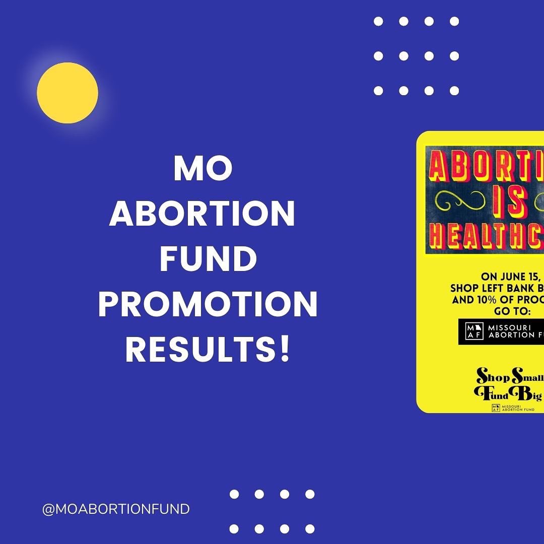 LeftBankBooks's tweet photo. We did it! #reproductiverights #moabortionfunds #leftbankbooks @MOAbortionFund https://t.co/KJS8cnyr5p