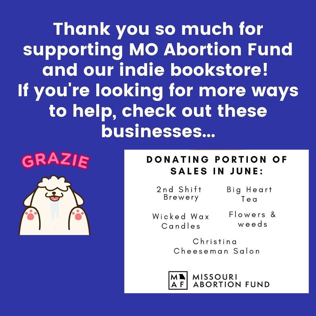 LeftBankBooks's tweet photo. We did it! #reproductiverights #moabortionfunds #leftbankbooks @MOAbortionFund https://t.co/KJS8cnyr5p