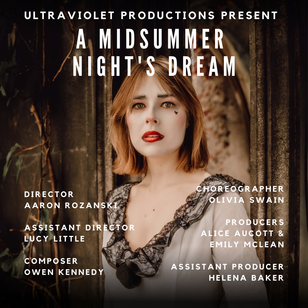 🎭 "Here is the scroll of every man's name which is thought fit, through all Athens..." 🎭

We are proud to announce the team behind our upcoming tour of A Midsummer Night's Dream!

Not got your tickets yet? Fix that here: eventbrite.co.uk/o/ultraviolet-…