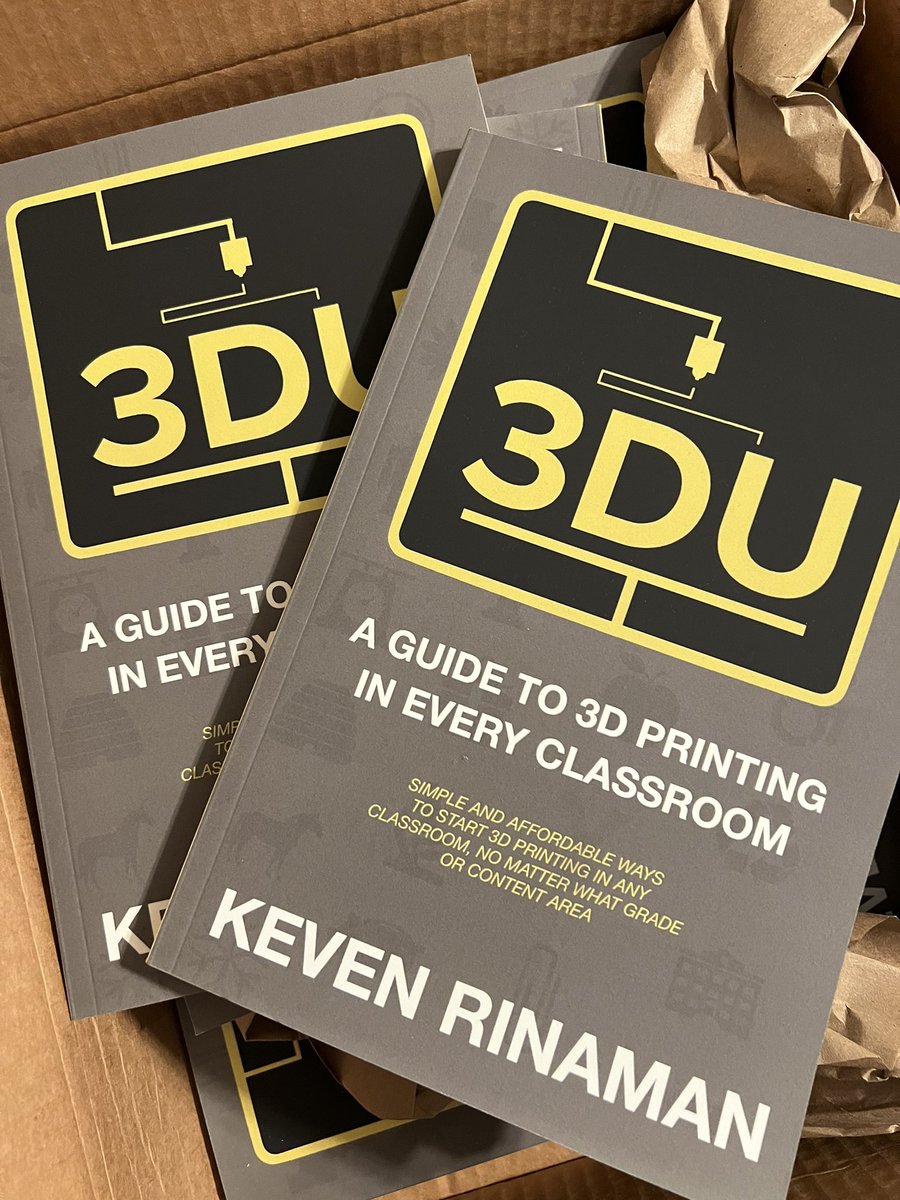 Who needs a copy of #3DU?? One person that comments with a teacher that could use #3DPrinting project ideas, retweets this message, and follows this account will win a copy! Drawing will be the evening of Sunday 6/19. #STEAM #STEAM #Makerspace #MakeItHappen