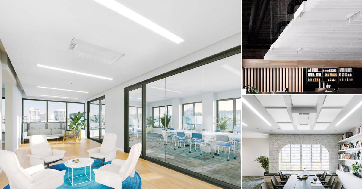 kjjhome's tweet image. See the latest updates to our award-winning VIDASHIELD UV24 System!

The in-room UV-C air cleaner now pairs with AcoustiBuilt &amp;amp; our suspended ceiling systems + we&apos;ve introduced new application methods for easier installation in #exposedstructure spaces: ow.ly/1XVH50JAsTp