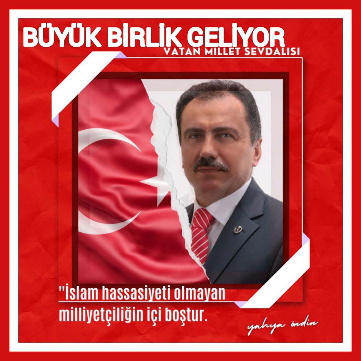 BbpSayfas's tweet photo. 🇹🇷🇹🇷🇹🇷☝️☝️☝️
BÜYÜK BİRLİK GELİYOR 
@Mustafa_Destici 
@mutlu_furtana 
@BbpSayfas 
@Erkanyigit63 https://t.co/Ry4IZPK6uc