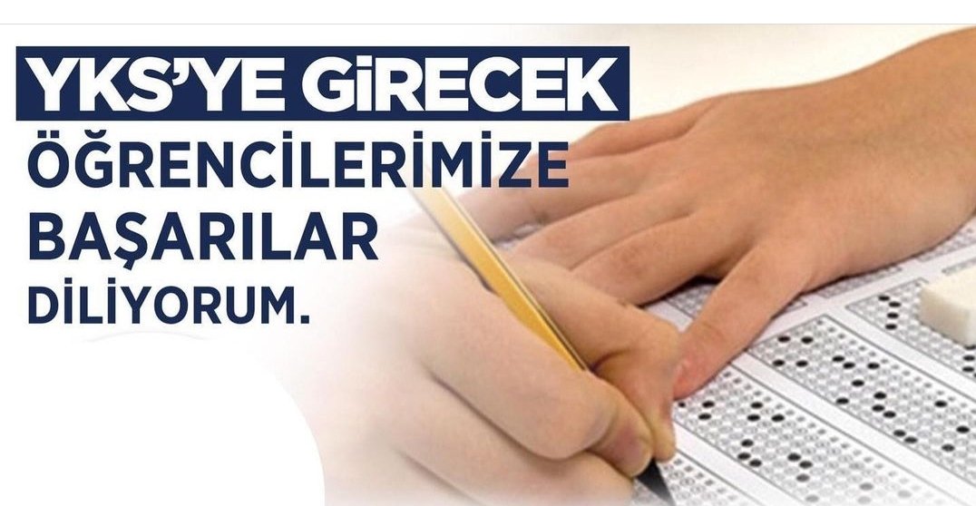 ✏️Hafta sonu gerçekleşecek Yükseköğretim Kurumları Sınavı'na girecek kıymetli gençlerimize başarılar diliyorum.

✏️Rabbim zihin açıklığı versin. #yks2022