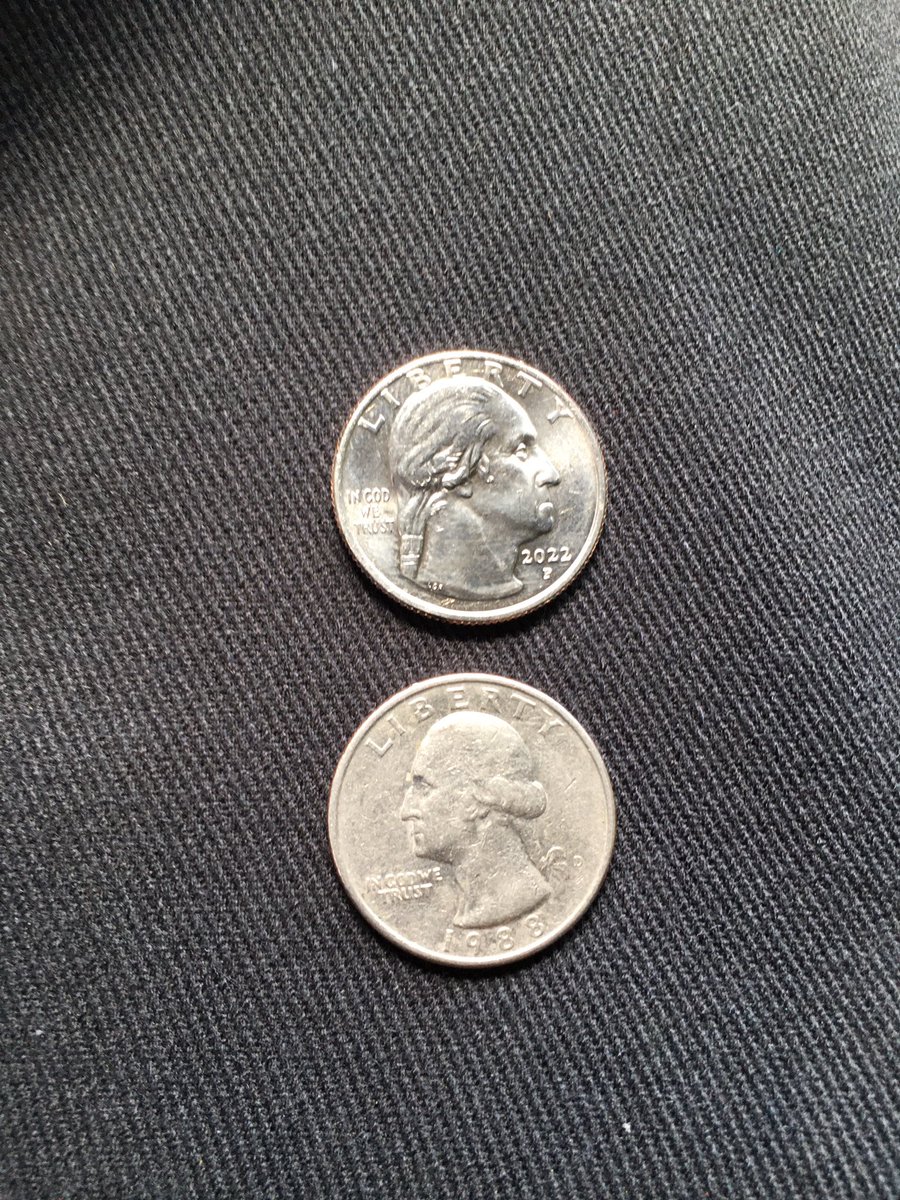 MichaelWinkkler's tweet image. George Washington neck looking a little thick on the new quarter #UnitedStates #quarter #georgewashington