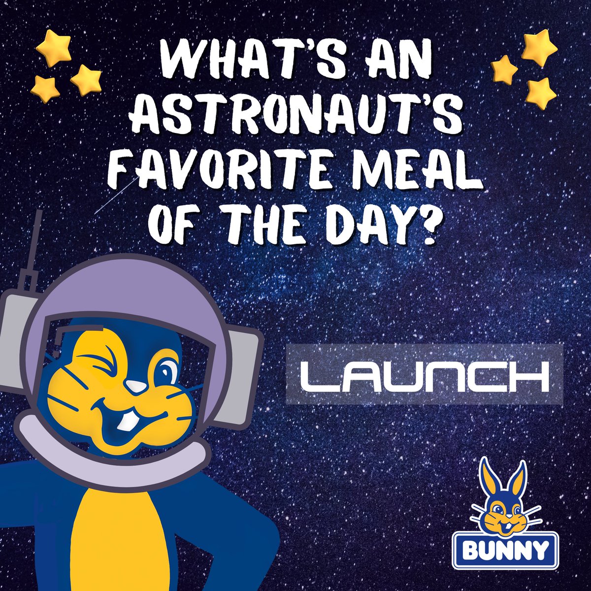 Out-of-this-world laughs for #funfriday! 👨‍🚀
That's What I Said... #bunnybread