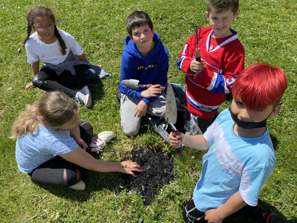 NoftallClass's tweet photo. Getting our gardens ready for planting🌱🥕🥔🥬@UGEABC @WholeFoods @grade4teacher1 https://t.co/k9prGIXOQe