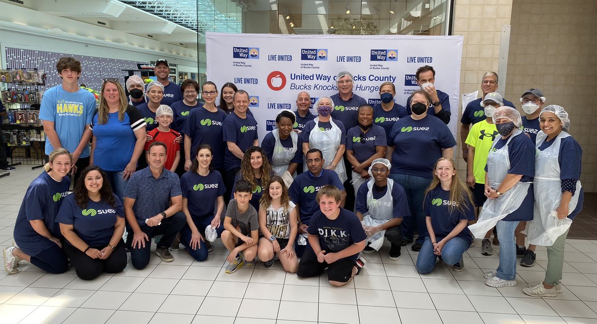 kjohnsonsusko's tweet photo. @suezWATERTECH Trevose Horizon employees had an amazing time partnering with @UWBucks knocking out hunger. Great event! Important work! https://t.co/zZcwcduBkj