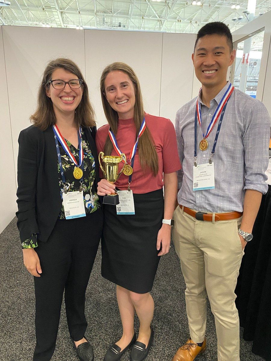 So proud of our very own @Stanford_IR to win the 2022 IR Games of Excellence. The team was led by our chief IR resident Dr. Jason Ni alongside IR residents @ToriArendt and @IR_Ethics and our amazing Dr. Amanda Rigas as the faculty mentor in the final round.