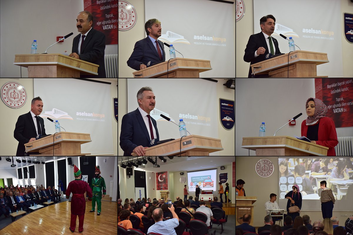 aselsan_konya's tweet image. 2021 – 2022 ilk eğitim öğretim yılı mezuniyet töreni heyecanımızı Konya Valimiz, Büyükşehir Belediye Başkanımız, Aselsan ve Aselsan Konya Yönetimi, İl Milli Eğitim Müdürümüz ve velilerimiz ile paylaştık, değerli katılımları ile bizleri onurlandırdılar.