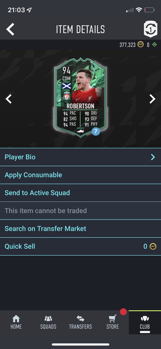 caw216's tweet photo. ⁦@EASPORTSFIFA⁩ messed up again. Mini release due on Sunday 19th and this is what I get in my PP on Friday night! #fifa #easports #shapeshifters https://t.co/V8e0dzp8bU