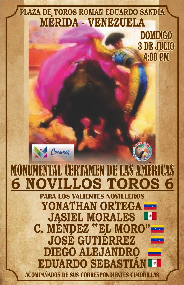 noti_ferias's tweet image. Forja Taurina y Coremer organizan el Monumental Certamen de Las Américas
#17Junio #Coremer
notiferias.blogspot.com/2022/06/forja-…