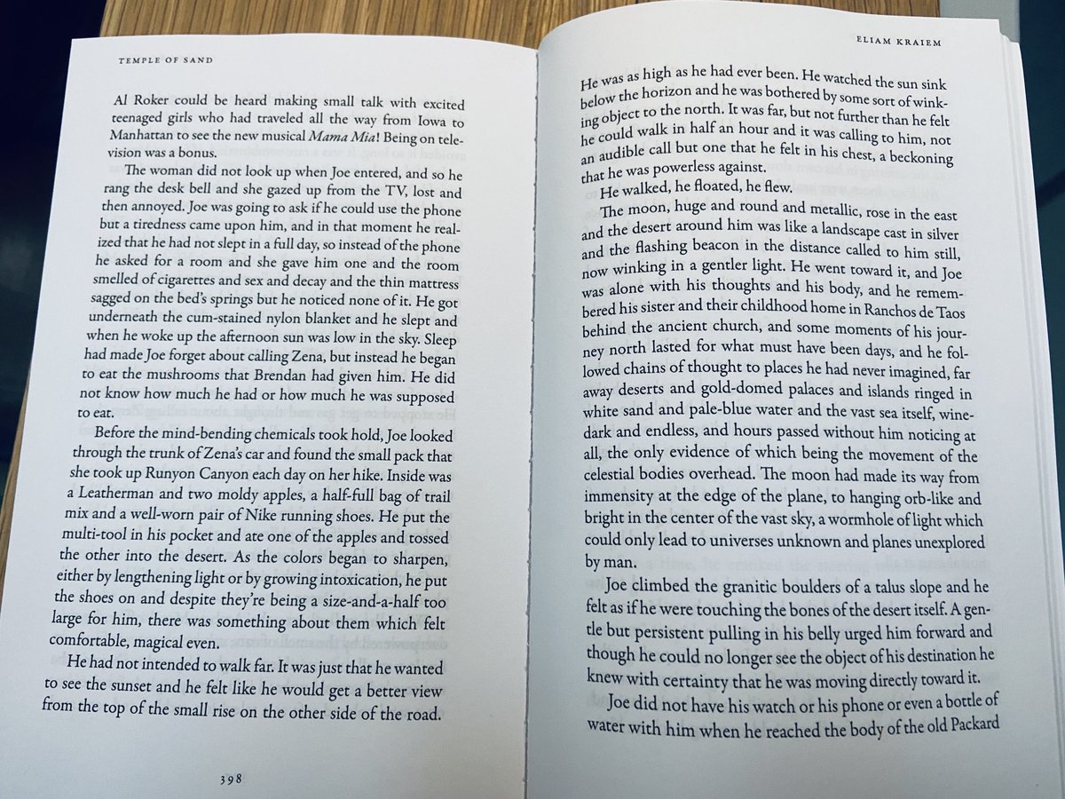 Do yourself a favour. I laughed, I cried, I was in awe. (2 pages at random). DESERT TRILOGY by Eliam Kraiem. ⁦<a href="/audible_com/">Audible</a>⁩ by ⁦⁦<a href="/sjdrummey/">Sarah-Jane Drummey</a>⁩ 👏👏⁦<a href="/eddiemarsan/">Eddie Marsan</a>⁩ ⁦<a href="/brendancoyle99/">Brendan Coyle</a>⁩ ⁦@JackieClune⁩ ⁩ ⁦⁦<a href="/rclarkie/">Richard R Clark 🇺🇦</a>⁩ ⁦⁦@donalmedia⁩