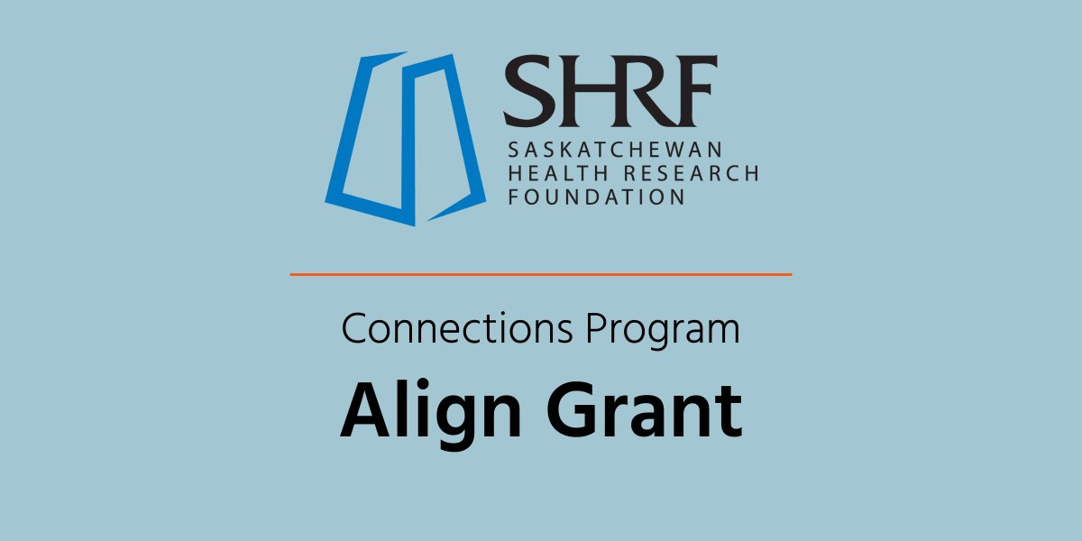 _SHRF_'s tweet photo. #ICYMI
New funding opportunity - the SHRF Align Grant - is available for  interdisciplinary research teams to provide funding to align research with the needs of Saskatchewan

First deadline: July 14, 2022
Information webinar: June 29, 2022

https://t.co/YCirv9tvOX https://t.co/1qSPAi4uh5