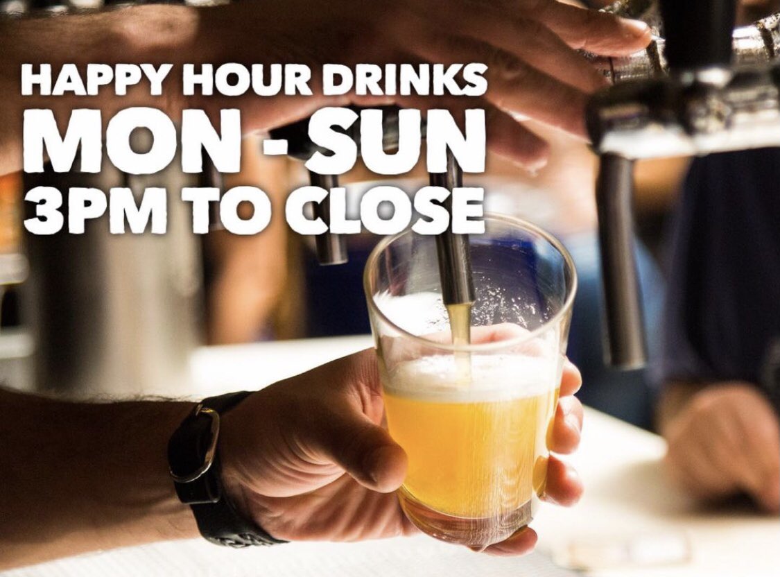SockeyeCity's tweet photo. New Happy Hour times at Sockeye City #happyhour https://t.co/0OtqfJvvYx