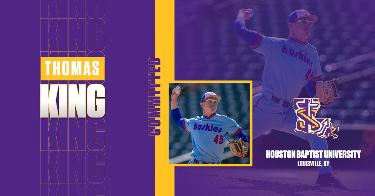 𝙇𝙎𝙐 𝙎𝙝𝙧𝙚𝙫𝙚𝙥𝙤𝙧𝙩 𝘽𝙖𝙨𝙚𝙗𝙖𝙡𝙡 (@lsus_baseball) on Twitter photo Welcome Thomas King <a href="/notthomasking/">Thomas King</a> - RHP out of Houston Baptist University to the program for the 2022-2023 season! Welcome Thomas King <a href="/notthomasking/">Thomas King</a> - RHP out of Houston Baptist University to the program for the 2022-2023 season!
