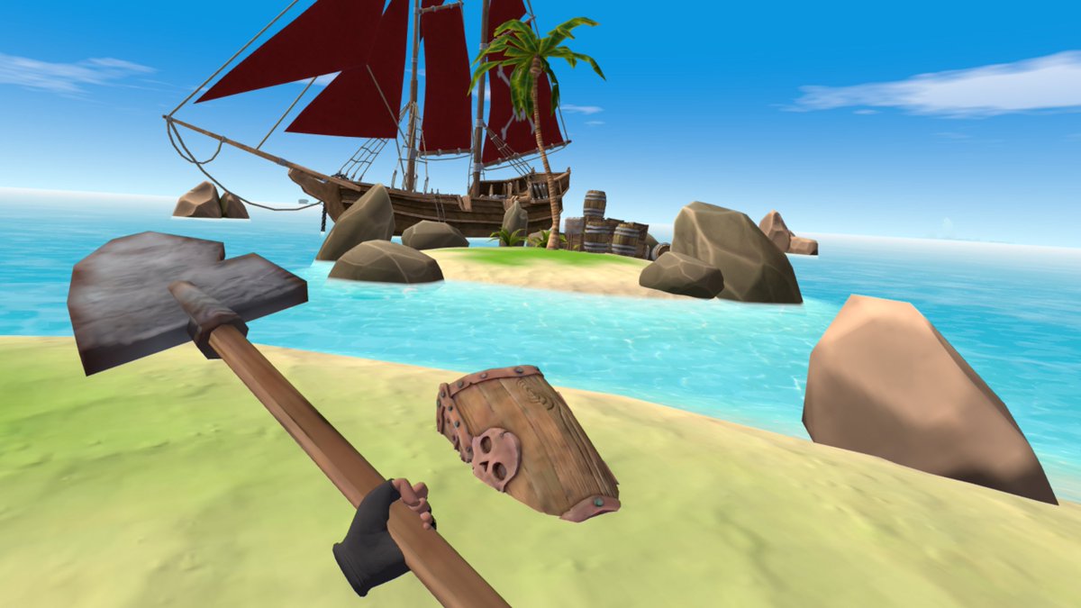 RedTeamGames's tweet photo. ๐ดโโ ๏ธDid you know most Pirates didn't bury their Treasure??? ๐ฑ
Not the case for SAIL Pirates though... ๐ฆ๐๐ช
There's plenty of Buried loot for you to find ๐
#screenshotsaturday #VR #MetaQuest2 #OculusQuest2 #indiegame #gamedev #SailVR https://t.co/89cBOQlZSs