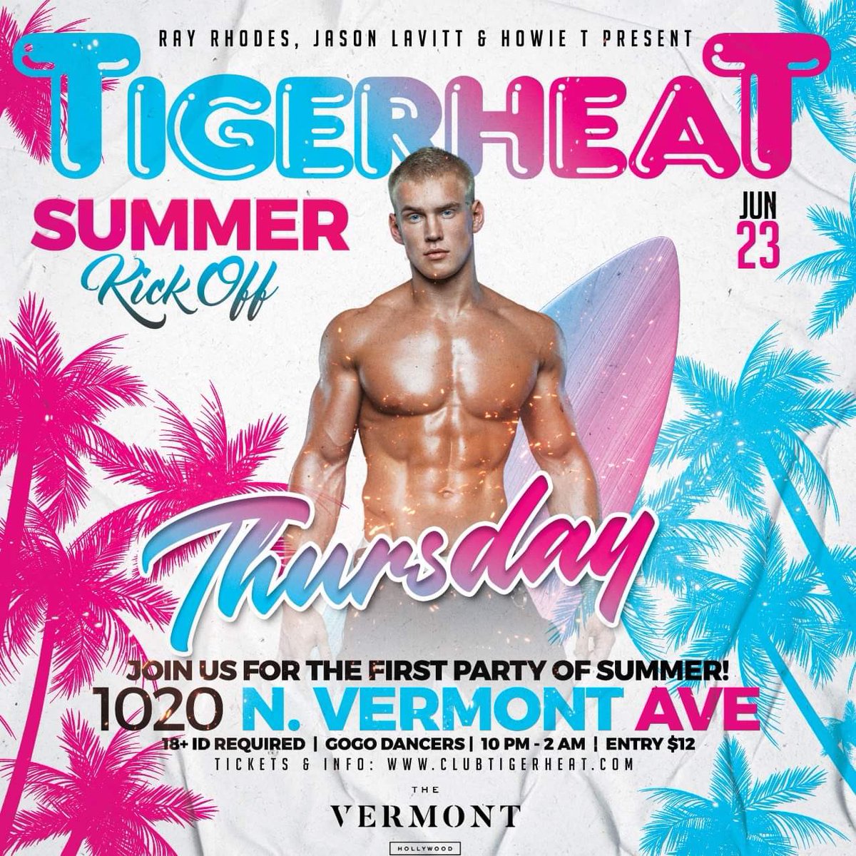 TigerHeatLA's tweet photo. School’s out so party hard! Come to Tigerheat next Thursday at Vermont Hollywood and shake the stress out! https://t.co/YFfdnNhgPH https://t.co/VyqXyMWXTE