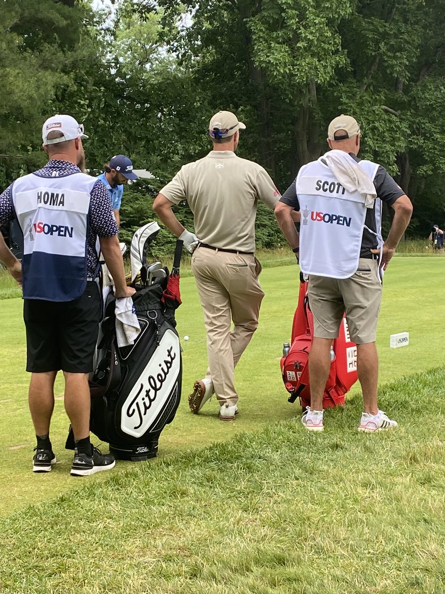 WillGrayGolfbet's tweet photo. Including the spikes I counted 7 different shades of brown. Just remarkable commitment to the bit. https://t.co/7WhIPF9Yiy