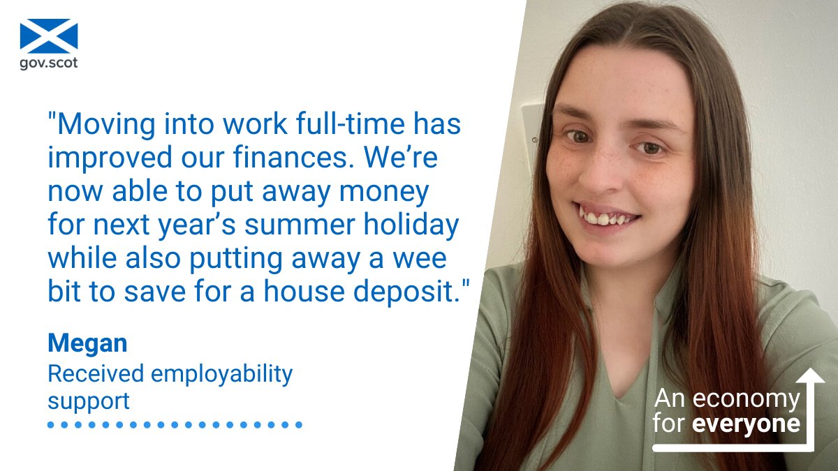 There were 45,030 people helped by Fair Start Scotland up to March 2022, with more than a third supported into work

And No One Left Behind reached almost 17,000 people up to Dec 2021 - like Megan of Renfrewshire, who lives with her partner and 20-month-old son.