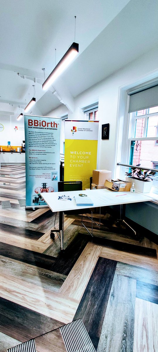 bbiorth's tweet image. We're ready to welcome delegates for 20th #BBiOrth course @Chamber_Space #Manchester 
See you soon

#orthotwitter #orthopaedicprinciples 
@Sulieus @OrthopaedicOz @SpOrthopod