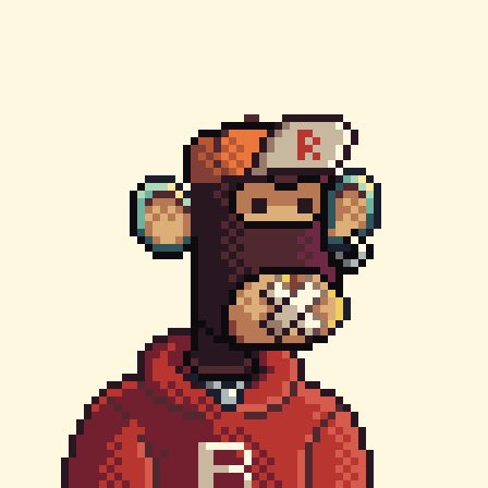 GrimDegen's tweet photo. I didn’t realize it until just a second ago… but I have a thing for red clothes and a hat trait apparently… @ApeReunion x @wagdie_eth #NewNFTProfilePic #apereunion #WAGDIE https://t.co/HlYaMlLixN