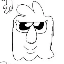 My one advice for anyone who wants to draw Scratch is to use Garfield as reference. 
They both have that smug expression, you gotta make him look like he's about to scare a bunch of kids for no reason and he's HAPPY about it 